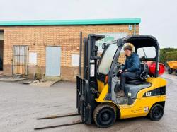 CATERPILLAR GP18N CONTAINER SPEC FORKLIFT*C/W PALLET TINES*VIDEO*