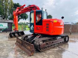 HITACHI ZAXIS 135UR TRACKED EXCAVATOR C/W FRONT BLADE *VIDEO*
