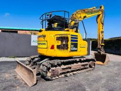 KOMATSU PC138US-11 EXCAVATOR*C/W BUCKET*READING 8387 HOURS*YEAR 2018*VIDEO*