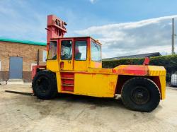 LANSING TR25 2 STAGE MASTED FORKLIFT*C/W PALLET TINES*VIDEO*