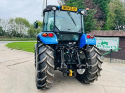 NEW HOLLAND T4-95 4WD TRACTOR *YEAR 2014, 4860 HOURS* C/W BRAND NEW TYRES *VIDEO*