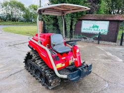YANMAR AC18 TRACKED TRACTOR C/W REAR LINKAGE *VIDEO*
