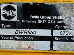 BELLE GROUP BWR650 PEDESTRIAN DOUBLE DRUM ROLLER*VIDEO*