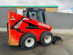 MANITOU 1500R SKIDSTEER*C/W BUCKET*YEAR 2021*NEW TYRES*2382 HOURS*VIDEO*