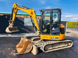 JCB 48Z-1 T3 TRACKED EXCAVATOR*YEAR 2020*C/W 3 BUCKETS*VIDEO*
