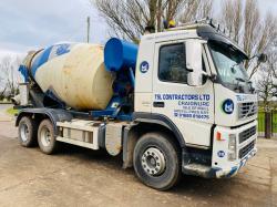 VOLVO FM340 6X2 2 IN 1 LORRY * YEAR 2008 * C/W ALLOY TIPPING BODY & CONCRETE MIXER 