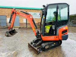 KUBOTA KX016-4 EXCAVATOR*C/W BUCKET*YEAR 2013*2212 HOURS*VIDEO*