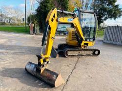 CATERPILLAR 302.7 TRACKED EXCAVATOR *YEAR 2014* C/W QUICK HITCH *VIDEO*