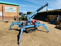 TADANO TRACKED MOBILE SPIDER CRANE*C/W 4X SUPPORT LEGS*VIDEO*