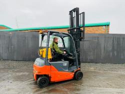 TOYOTA TRAIGO 48 18 ELECTRIC FORKLIFT*C/W SIDESHIFT*YEAR 2017*VIDEO*