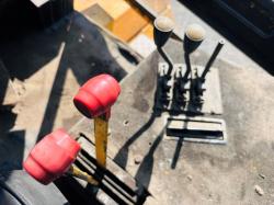DCH DOH 12 TONNE 2 STAGE MAST LIFT *C/W 8FT TINES*VIDEO*