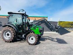 NEW *UNUSED*SIROMER TZ04D FRONT LOADER TRACTOR *C/W LOADER AND 3 IN 1 BUCKET*VIDEO*