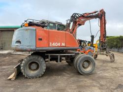 ATLAS 1404M WHEELED EXCAVATOR*C/W ROTATING SLECETOR GRAB*VIDEO*