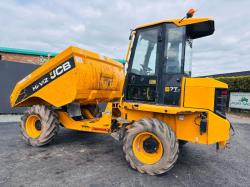 JCB 7FT 7 TONNE STRAIGHT TIP DUMPER* READING 1285 HOURS*YEAR 2018*VIDEO*