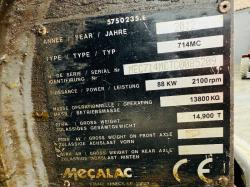 MECALAC 714MC EXCAVATOR*YEAR 2012*C/W 3 PIECE BOOM*VIDEO*