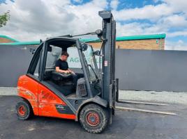 LINDE H35D-02 FORKLIFT*C/W PALLET TINES*YEAR 2016*VIDEO*