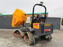 MECALAC TAS3 3 TONNE TRACKED SWIVLE SKIP DUMPER*2018*1053 HOURS*VIDEO*