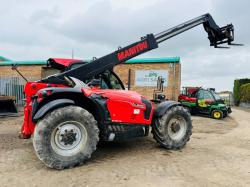 MANITOU MLT 737-130PS TELEHANDLER*YEAR 2018*C/W PALLET TINES*VIDEO*