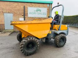 TEREX TA3H DUMPER*YEAR 2013*C/W KUBOTA ENGINE*VIDEO*