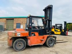 NISSAN 70 FORKLIFT*C/W PALLET TINES*VIDEO*