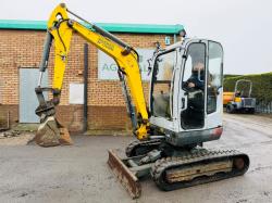 WACKER NEUSON EZ28 EXCAVATOR*C/W VDS*YEAR 2016*VIDEO*
