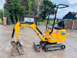 JCB MICRO DIGGER *YEAR 2019, ONLY 338 HOURS* C/W EXPANDING TRACKS *VIDEO*