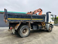DAF LF55.220 4X2 TIPPER LORRY *C/W TEREX TLC 92.2 CRANE*VIDEO*