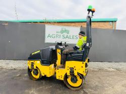BOMAG BW 80AD-5 TANDEM ROLLER*YEAR 2014*C/W KUBOTA ENGINE*VIDEO*