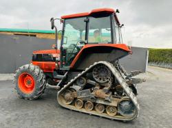 KUBOTA M100 HALF TRACK TRACTOR*C/W REAR LINKAGE & PTO*1216 HOURS*VIDEO*