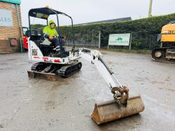 BOBCAT 319 MINI EXCAVATOR*C/W EXPANDING TRACKS*VIDEO*