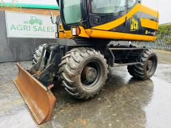 JCB JS145 WHEELED EXCAVATOR*C/W BUCKET*VIDEO*