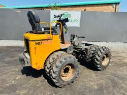 TEREX 1 TONNE HD1000*C/W DUEL WHEELS*1134 HOURS*YEAR 2010*VIDEO*