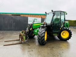 JOHN DEERE 3215 TURBO TELEHANDLER*AG SPEC*C/W PALLET TINES*VIDEO*
