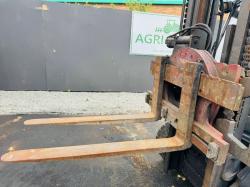 LINDE H40D 2 STAGE MASTED FORKLIFT*YEAR 2008*C/W ROTATING TINES*VIDEO*
