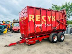 HORN MACHINERY 10 TONNE TIPPING TRAILER*VIDEO*