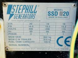 STEPHILL 20KVA TOWABLE GENERATORS*CHOICE OF 3*VIDEO*