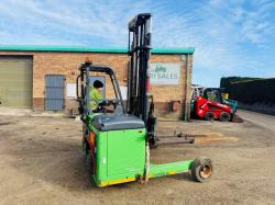 MOFFETT E4 20.1 2 TONNE ELECTRIC FORKLIFT*YEAR 2016*VIDEO*