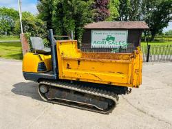 TRACKED DUMPER C/W DROP SIDE'S TIPPING BODY & RUBBER TRACKS *VIDEO*