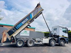 MERCEDES AROCS 3240K 8X4 TIPPER TRUCK*C/W EASY SHEET*YEAR 2016*VIDEO*
