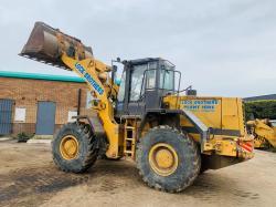 SAMSUNG SL150 WHEELED LOADING SHOVEL*C/W BUCKET*VIDEO*