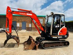 KUBOTA KX121-3 EXCAVATOR*C/W GRAPPLE*3141 HOURS*VIDEO*