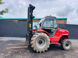 MANITOU M26-4 4X4 FORKLIFT*READING 2932 HOURS*C/W PALLET TINES*VIDEO*