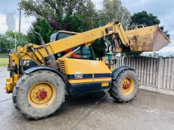 CATERPILLAR TH62 4WD TELEHANDLER *AG-SPEC* C/W BUCKET & TINES *VIDEO*