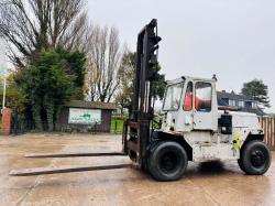 LJUNGBY TRUCK DIESEL FORKLIFT C/W SIDE SHIFT & TINE EXTENSIONS *VIDEO*