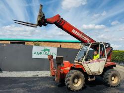 MANITOU MT1230 SCP TELEHANDLER*C/W JACK LEGS AND PALLEET TINES*VIDEO*