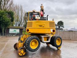 KOMATSU PW95R 4WD WHEELED EXCAVATOR C/W QUICK HITCH & RAILWAY GEAR *VIDEO*