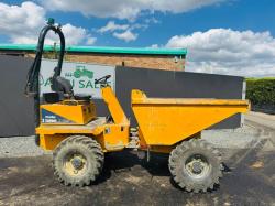 THWAITES 3 TONNE STRAIGHT TIP DUMPER*NON RUNNER*VIDEO*