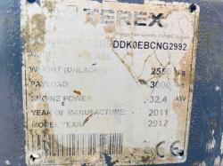 TEREX TA3 4WD SWIVEL TIP DUMPER *YEAR 2012, 1422 HOURS* C/W KUBOTA ENGINE *VIDEO*