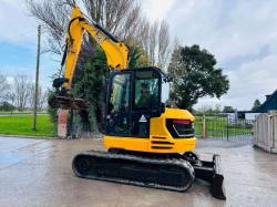 JCB 86C-1 EXCAVATOR *ZERO SWING, YEAR 2015* C/W QUICK HITCH *VIDEO*