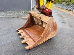 KOMATSU PW130ES 4WD WHEELED EXCAVATOR *C/W BUCKET *VIDEO*
